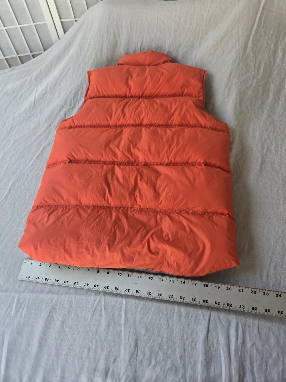 Kids Orange Puffer Vest - Lightweight Warmth